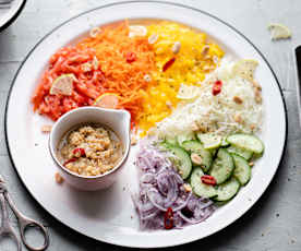 Salada arco-íris vegan - TM5