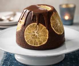 Chocolate Orange Steamed Pudding