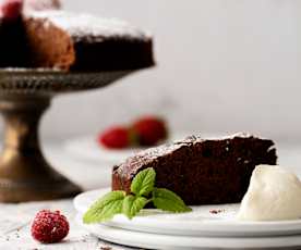 Gâteau au chocolat aux blancs d'œufs