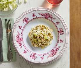 Tagliatelle di farro con cavolo verza