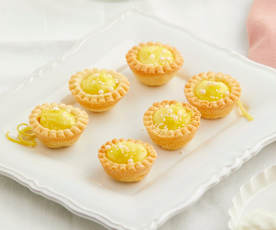 Tartellette con crema al limone