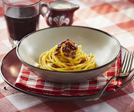 Spaghetti alla "carbonara sbagliata"