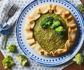 Quiche broccoli e pesto