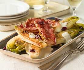 Chicorée mit Blauschimmelsauce