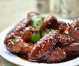 Oil-free Honey Chicken Wings 