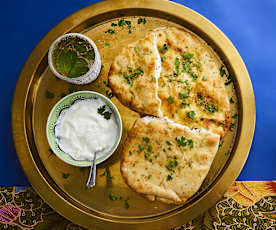 Cheese naan (vegan)