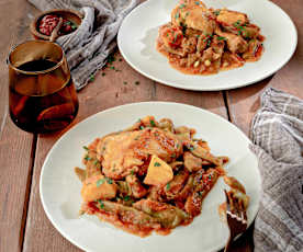 Φασολάκια με κοτόπουλο