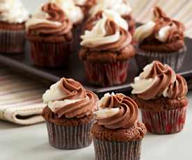 Mini muffin con frosting al mascarpone