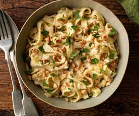 Vegan Cauliflower Fettuccine Alfredo