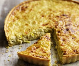 Leek and Lancashire Cheese Quiche