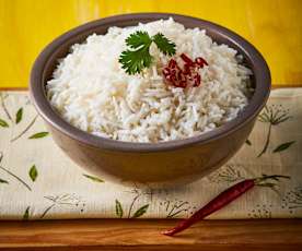 Arroz jazmín con coco