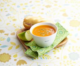 Velouté butternut-poivron rouge