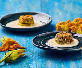 Sformatini di fiori di zucca