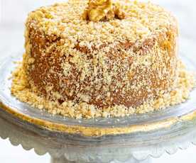 Torta rápida de nueces