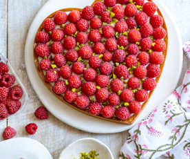 Tarte aux framboises