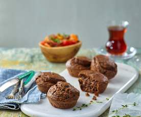 Zeytinli Peynirli Muffin