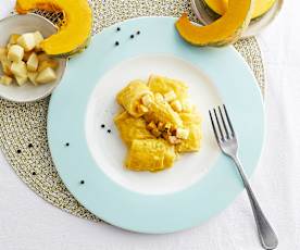 Paccheri zucca e provola