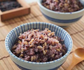 紫米燕麥飯