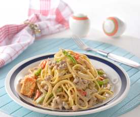 腐乳榨菜義大利麵