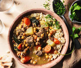 Moroccan lamb with couscous