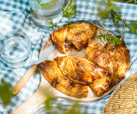 Chaussons salés à la caponata