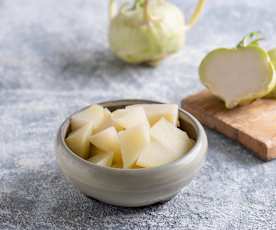 Gotowanie na parze kalarepy (200-600 g)