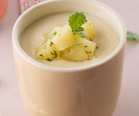 Mousse de lima com ananás