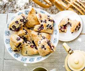 Scones aux myrtilles