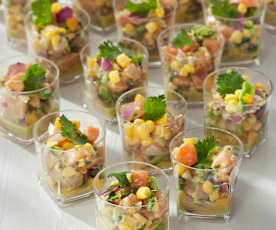 Ceviche de salmão - Peru