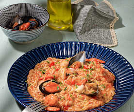 Κριθαρότο με θαλασσινά