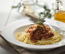 Těstoviny s vinnou klobásou a červeným vínem