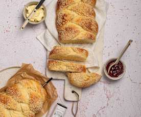 Chałka z waniliową kruszonką