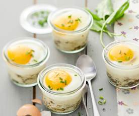 Œuf cocotte à l'oseille