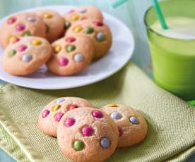 Cookies aux dragées au chocolat