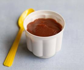 De eerste hap: Vruchtenpuree