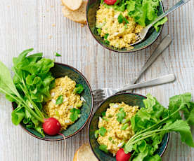 Tofu brouillé à l’indienne