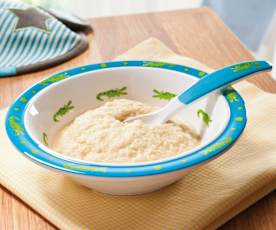 La première bouchée : Chou-fleur et Purée de Pommes de terre avec Filet de Porc