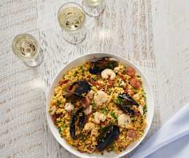 Seafood con arroz