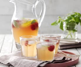 Sangria al lampone e basilico