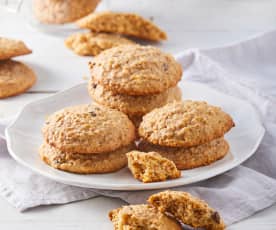 Galletas energéticas de manzana y canela