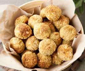 Batatinhas crocantes de amêndoa