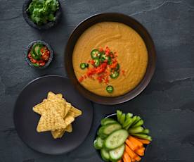 Kimchi queso dip