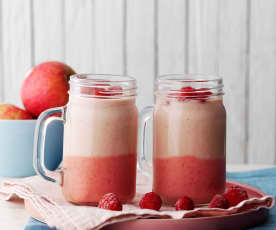 Smoothie yogurt e frutti rossi