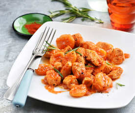 Sauté de dinde aux abricots secs