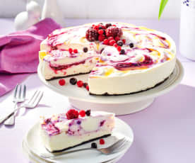 Beeren-Aprikosen-Swirl-Cake