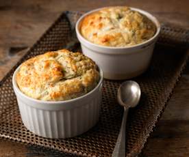 Smoked Mackerel and Tarragon Soufflés