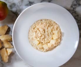 Risotto cacio e pere