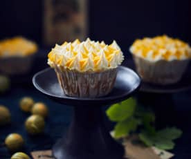 Stachelbeer-Cupcakes