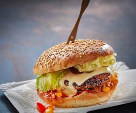 Tex-mex burger