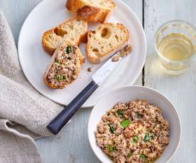 Rillettes de lentilles aux noix